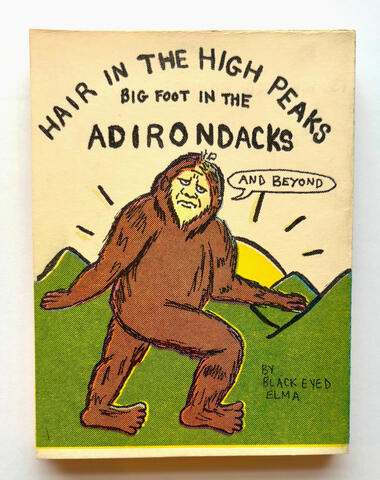 Hair in the High Peaks: This mini-zine is an illustrated sampling of Bigfoot tidbits from the Adirondack Park in upstate New York.
