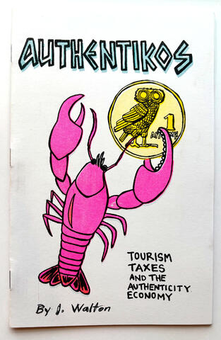 Authentikos: Authentikos is a zine by James Walton about the impact of tourism on the places we love and the search for authenticity in an increasingly inauthentic world. What happens when the soul of a place is the product? 28 Pages.